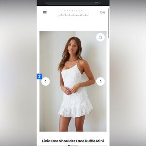 American Threads White Dress